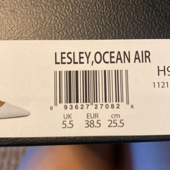 Naturalizer Block Heel Slingback Lesley NIB Ocean Air Light Blue - Picture 9 of 9